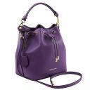 Vittoria Borsa Secchiello in Pelle Viola TL141531