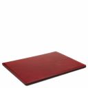 Premium Office Set Leather Desk pad With Inner Compartment, Mouse pad and Valet Tray Red TL142162