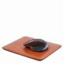 Premium Office Set Leather desk pad with inner compartment, mouse pad and valet tray Honey TL142162