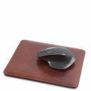Premium Office Set Leather Desk pad With Inner Compartment, Mouse pad and Valet Tray Коричневый TL142162