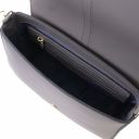 Nausica Leather Shoulder bag Grey TL141598