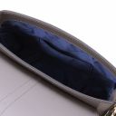 Nausica Schultertasche aus Leder Grau TL141598