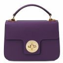 TL Bag Leather Handbag Purple TL142078