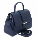 TL Bag Leather Handbag Dark Blue TL142156