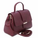 TL Bag Handtasche aus Leder Bordeaux TL142156