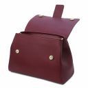 TL Bag Borsa a Mano in Pelle Bordeaux TL142156