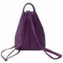 Shanghai Leather backpack Purple TL141881