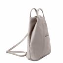 Shanghai Soft Leather Backpack Light grey TL141881