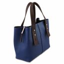 TL Bag Borsa Shopping in Pelle Blu scuro TL141730