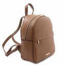 TL Bag Small Leather Backpack Taupe TL142178
