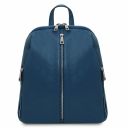 TL Bag Soft Leather Backpack for Women Blue TL141982