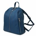 TL Bag Soft Leather Backpack for Women Blue TL141982