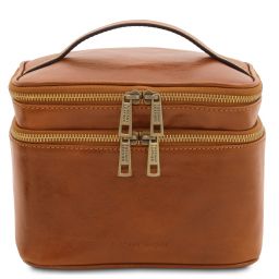 Eliot Reise - Kulturtasche aus Leder Natural TL142045