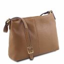 TL Bag Soft Leather Shoulder bag Taupe TL141720