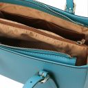 Aura Sac à Main en Cuir Turquoise TL141434