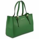 Aura Borsa a Mano in Pelle Verde TL141434
