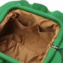 TL Bag Pochette in Pelle Morbida con Tracolla a Catena Verde TL142184