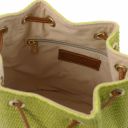TL Bag Beuteltasche mit Stroheffekt Grün TL142207