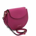 Tiche Leather Shoulder bag Fuchsia TL142100