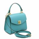 TL Bag Bolso a Mano en Piel Turquesa TL142203