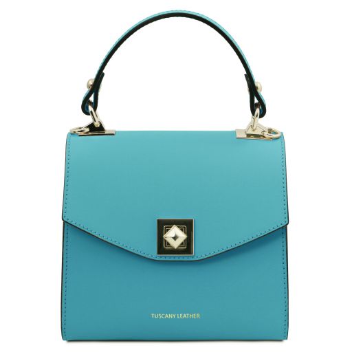 TL Bag Mini-Tasche aus Leder Turquoise TL142203
