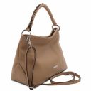 TL Bag Soft Leather Shoulder bag Taupe TL142087