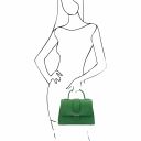 TL Bag Handtasche aus Leder Grün TL142156
