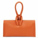 TL Bag Clutch aus Leder Orange TL141990