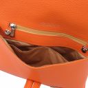 TL Bag Leather Clutch Orange TL141990