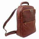 Melbourne Leather Laptop Backpack Brown TL142205