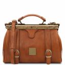 Monalisa Mallette Infirmière Rétro en Cuir Avec Boucles Naturel TL10034