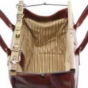 Barcellona Double-bottom Gladstone Leather Bag Brown TL141185