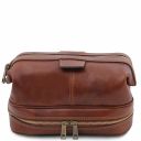 Colombo Leather Travel Duffle bag and Leather Toilet bag Коричневый TL142235