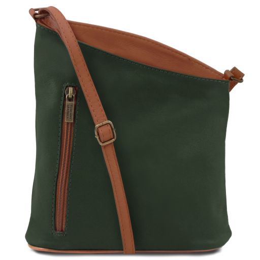 TL Bag Tracollina Unisex in Pelle Verde Foresta TL141111