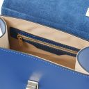 TL Bag Mini-Tasche aus Leder Blau TL142203