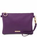 TL Bag Soft Leather Clutch Purple TL142029