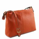 TL Bag Soft Leather Shoulder bag Brandy TL141720