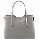 Olimpia Leather Tote - Small Size Светло-серый TL141521