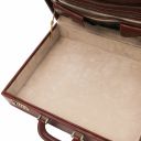 Milano Leather Attaché Case Brown TL142185