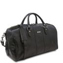 Lisbona Travel Leather Duffle bag - Large Size Черный TL40121