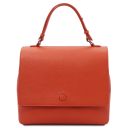 Silene Leather Convertible Handbag Brandy TL142152