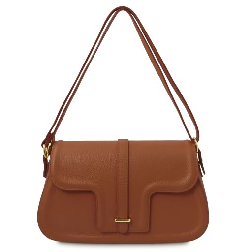 TL Bag Leather Shoulder bag Cognac TL142209