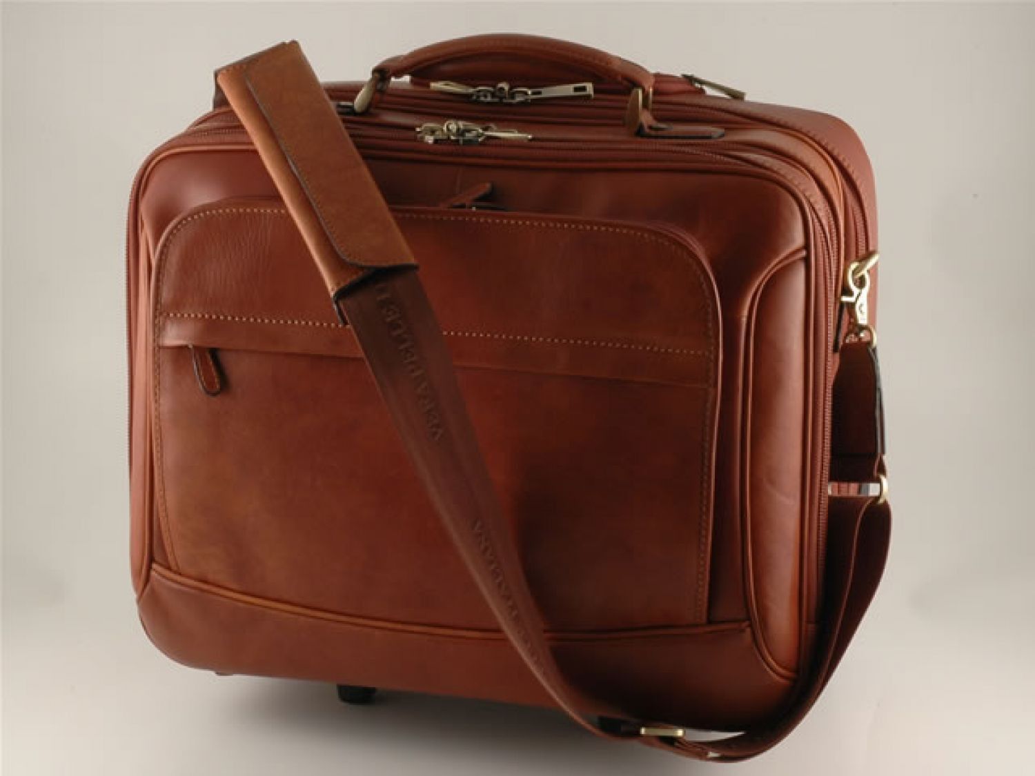 leather trolley bag