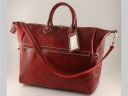 Dublin Travel Leather bag Red TL140502