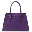 TL Bag Borsa a Mano in Pelle Viola TL142147