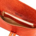 TL Bag Metallic Leather Clutch Brandy TL141993