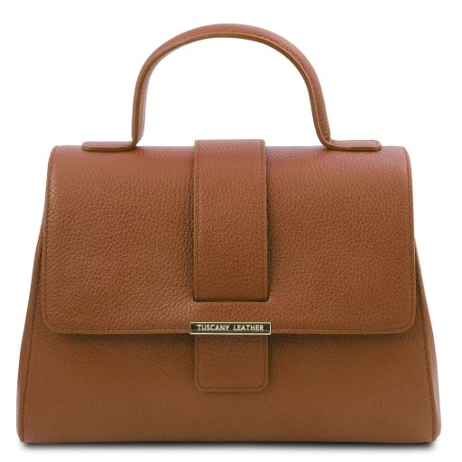 TL Bag Sac à Main en Cuir Cognac TL142156