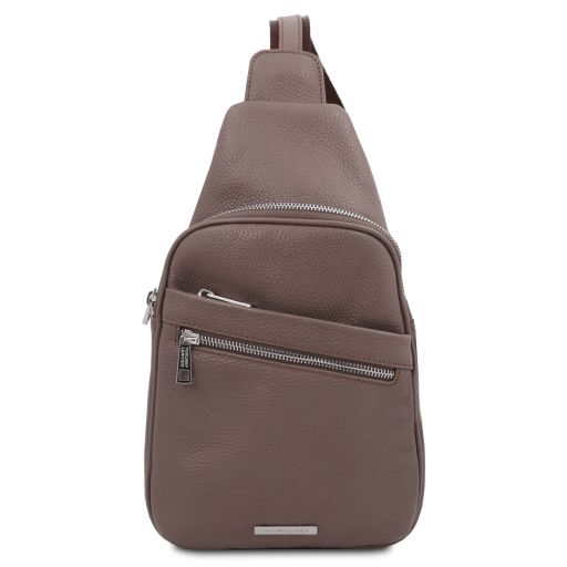 Albert Soft Leather Crossover bag Серый TL142022