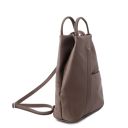 Shanghai Leather Backpack Grey TL141881