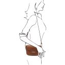 TL Bag Borsa a Tracolla in Pelle Cognac TL142249